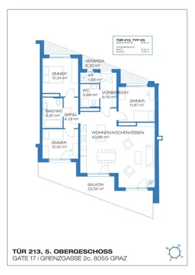 4-Zimmer-Wohnung kaufen in Graz – € 390.000 – Bild 14 von 14