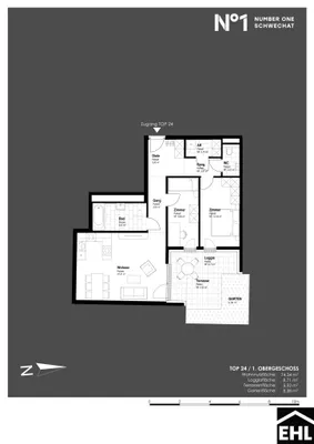 3-Zimmer-Wohnung kaufen in Bruck an der Leitha – 74,34 m², € 392.000 – Bild 11 von 11