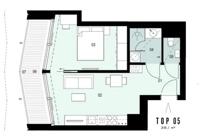 2-Zimmer-Wohnung mieten in Wien – 39,1 m², € 2.399 – Bild 16 von 16