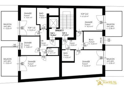 3-Zimmer-Wohnung kaufen in Mödling – 67,63 m², € 399.000 – Bild 19 von 19