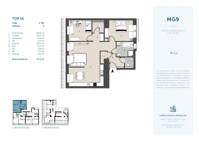 3-Zimmer-Wohnung mieten in Wien – 71,72 m², € 2.194 – Bild 6 von 15