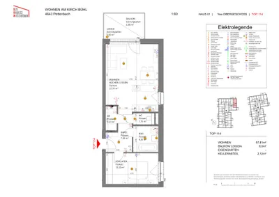 2-Zimmer-Wohnung mieten in Kirchdorf an der Krems – 56,32 m², € 796 – Bild 6 von 6