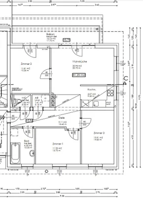 4-Zimmer-Wohnung mieten in Amstetten – 81,2 m², € 857 – Bild 2 von 6