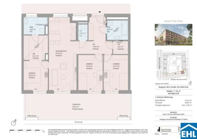 4-Zimmer-Wohnung mieten in Graz – 97,14 m², € 1.700 – Bild 33 von 33