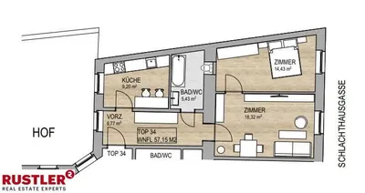 2-Zimmer-Wohnung kaufen in Wien – 57,15 m², € 270.000 – Bild 16 von 16