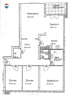 4-Zimmer-Wohnung kaufen in Steyr – 99,34 m², € 270.000 – Bild 10 von 10