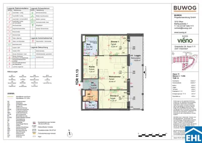 3-Zimmer-Wohnung mieten in Mödling – 64,83 m², € 1.606 – Bild 12 von 12