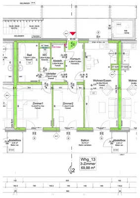 3-Zimmer-Wohnung mieten in Hartberg-Fürstenfeld – 69,8 m², € 795 – Bild 2 von 11