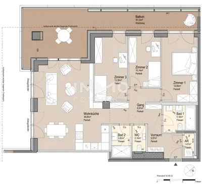 4-Zimmer-Wohnung kaufen in Wien – 102,18 m², € 1.338.400 – Bild 24 von 24