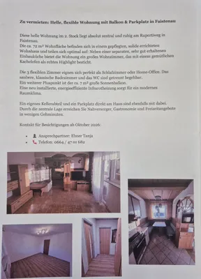 4-Zimmer-Wohnung mieten in Salzburg-Umgebung – 72 m², € 980 – Bild 8 von 8