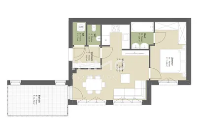 2-Zimmer-Wohnung kaufen in Wien – 43,43 m², € 229.050 – Bild 6 von 6
