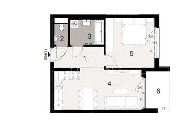 2-Zimmer-Wohnung kaufen in Wien – 44,46 m², € 295.100 – Bild 7 von 7