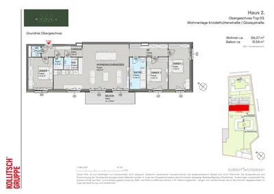 4-Zimmer-Wohnung kaufen in Wien – 126,07 m², € 998.000 – Bild 2 von 12