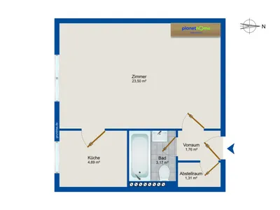 1-Zimmer-Wohnung kaufen in Salzburg Stadt – 34 m², € 209.000 – Bild 14 von 14