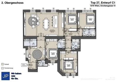 5-Zimmer-Wohnung mieten in Wien – 191,43 m², € 4.640 – Bild 19 von 20
