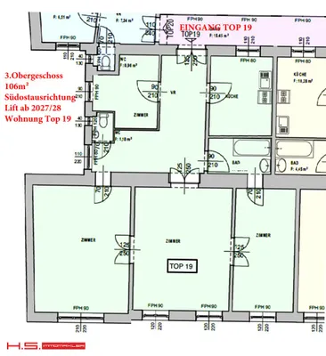 3-Zimmer-Wohnung kaufen in Wien – 106 m², € 629.000 – Bild 17 von 17