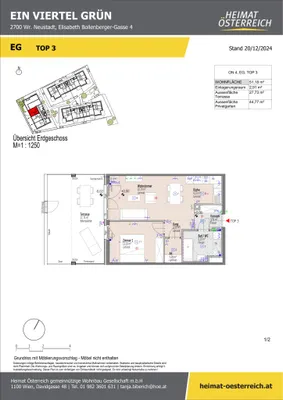 2-Zimmer-Wohnung kaufen in Wiener Neustadt – 51,48 m², € 199.165 – Bild 21 von 33