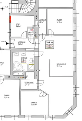 4-Zimmer-Wohnung kaufen in Wien – 115,07 m², € 537.000 – Bild 9 von 9