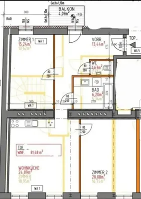 3-Zimmer-Wohnung mieten in Wien – 83 m², € 1.849 – Bild 24 von 24