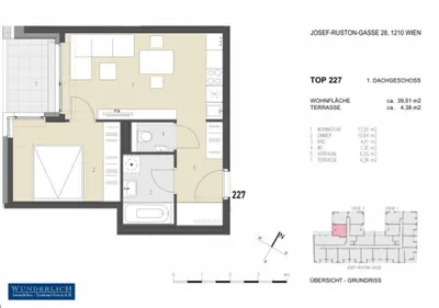 2-Zimmer-Wohnung mieten in Wien – 39,51 m², € 720 – Bild 15 von 15