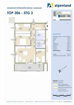 4-Zimmer-Wohnung mieten in Wiener Neustadt – 87,78 m², € 1.176 – Bild 7 von 7