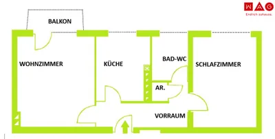 2-Zimmer-Wohnung mieten in Voitsberg – 55,7 m², € 593 – Bild 7 von 7