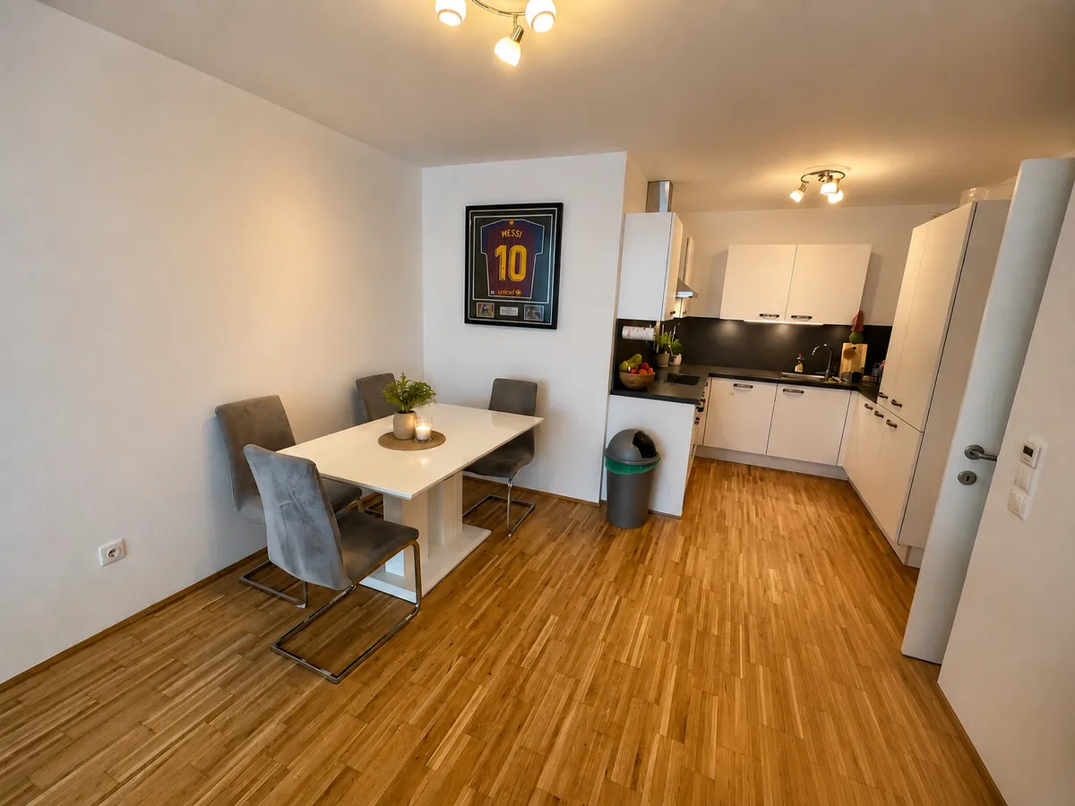 Moderne 3-Zimmer-Wohnung mit Terrasse und Tiefgaragenplatz in 1100 Wien - Widok 2