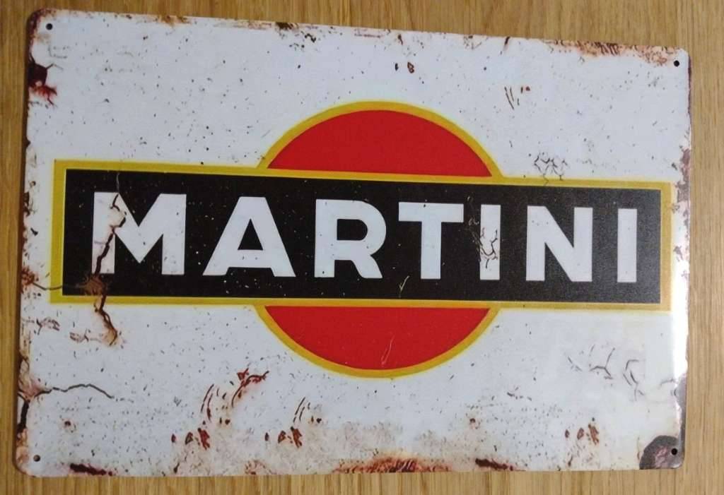 Martini Blechschild 20 x 30 cm