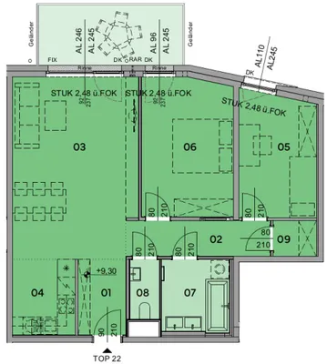 3-Zimmer-Wohnung kaufen in Wien – 76,33 m², € 471.900 – Bild 10 von 11