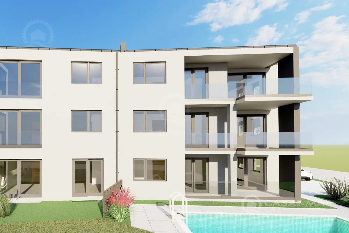 Apartment mit Garten und Gemeinschaftspool, Neubau - Silo, Insel Krk! - Ansicht 3