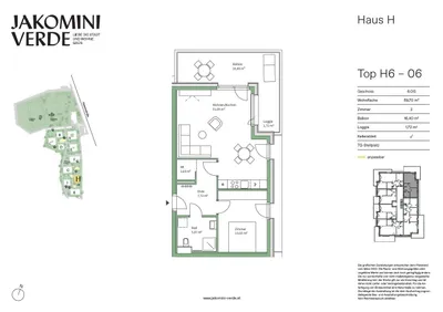 2-Zimmer-Wohnung kaufen in Graz – 59,7 m², € 322.000 – Bild 11 von 11