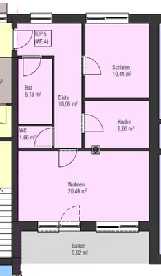 2-Zimmer-Wohnung kaufen in Rohrbach – 54,4 m², € 119.000 – Bild 10 von 10