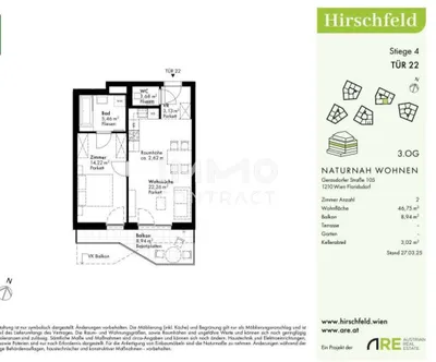 2-Zimmer-Wohnung kaufen in Wien – 46,75 m², € 274.000 – Bild 14 von 14