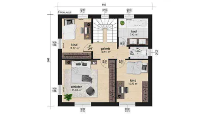 5-Zimmer-Haus kaufen in Mödling – 100 m², € 289.000 – Bild 22 von 22