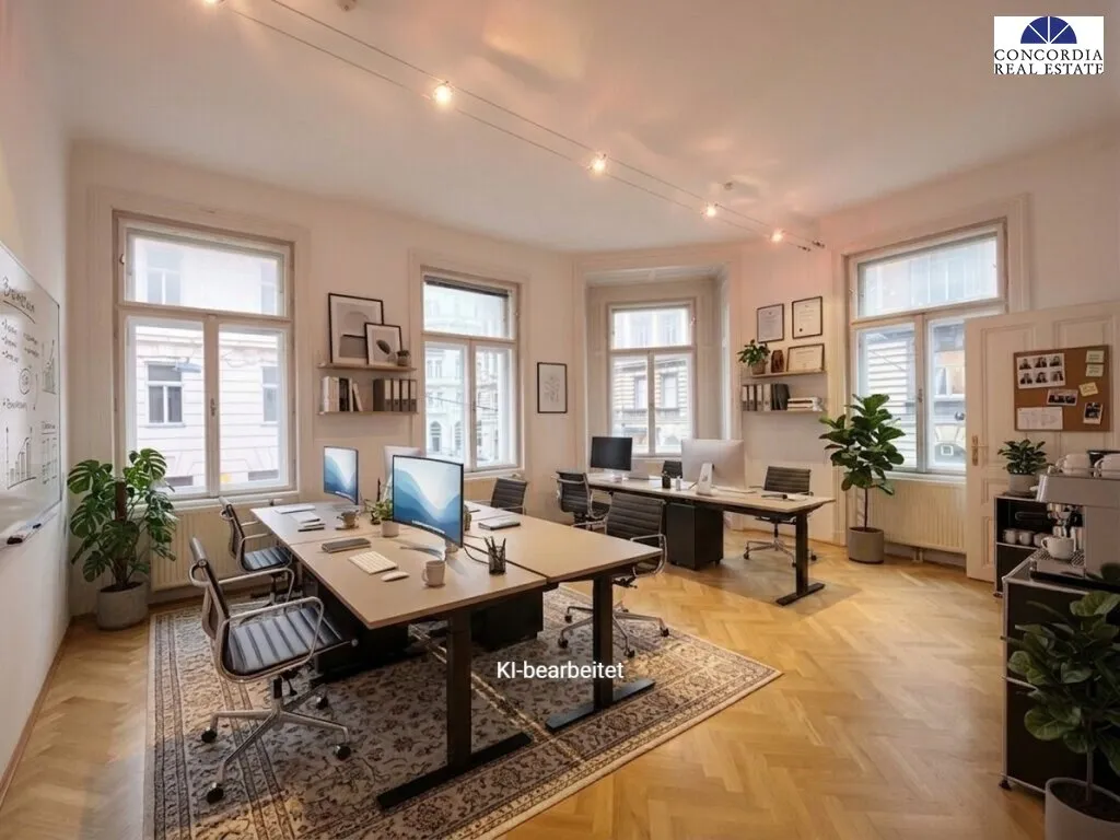 Repräsentatives Altbaubüro in bester Lage des 3. Bezirks - 110 m² Arbeitskomfort nahe dem Rochusmarkt - Ansicht 3