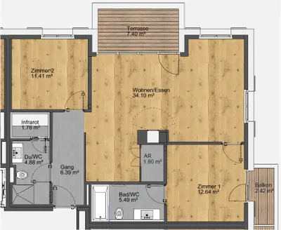 3-Zimmer-Wohnung kaufen in Zell am See – 78,74 m², € 529.000 – Bild 17 von 18