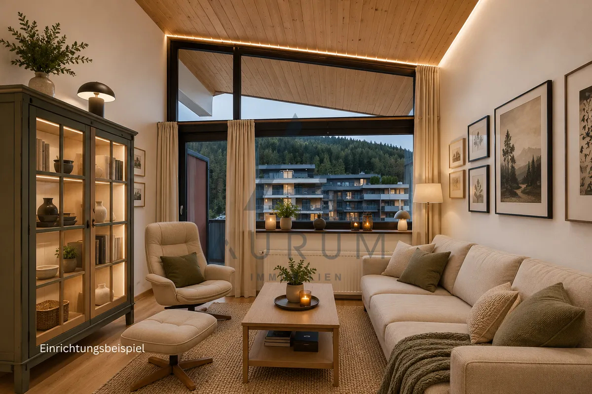 Freizeitwohnsitz: Charmante Dachgeschosswohnung mit Bergblick, Ost- und Westbalkon - Ansicht 3