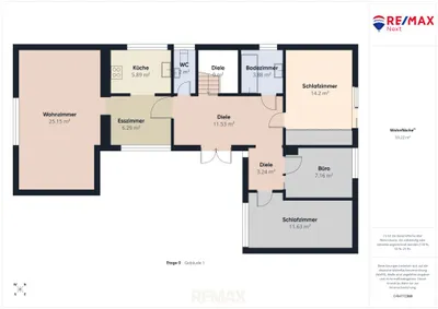 4-Zimmer-Haus kaufen in Baden – 96 m², € 300.000 – Bild 3 von 6