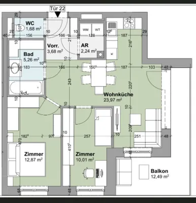 3-Zimmer-Wohnung kaufen in Sankt Pölten Land – 60 m², € 189.000 – Bild 26 von 26
