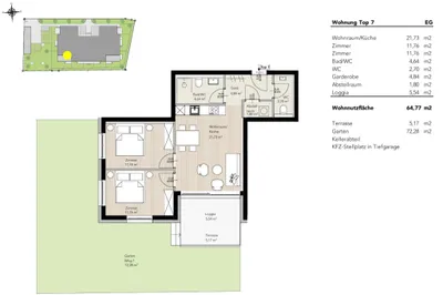 3-Zimmer-Wohnung kaufen in Liezen – 64,77 m², € 875.725 – Bild 8 von 8