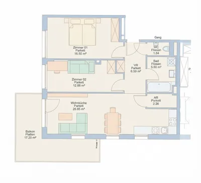 3-Zimmer-Wohnung kaufen in Wien – 72,22 m², € 378.800 – Bild 21 von 21