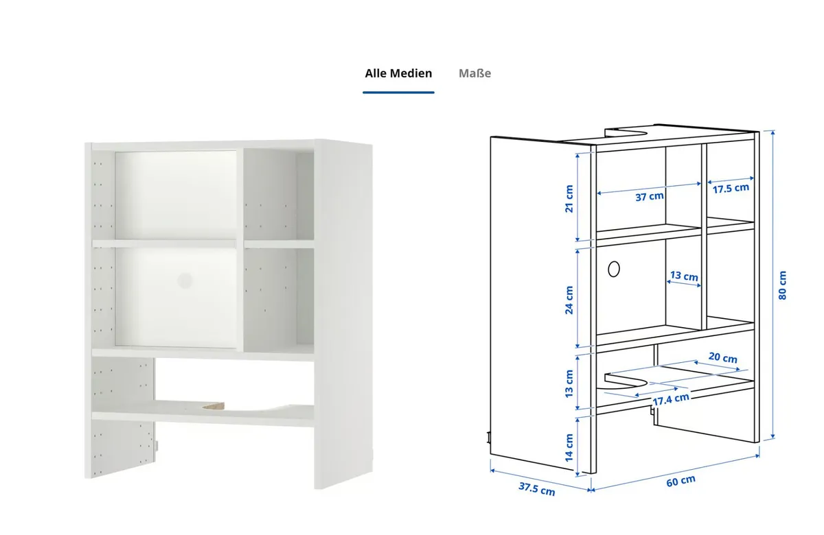 IKEA METOD Dunstabzug-Wandschrank - guter Zustand, € 25,- (1050 Wien)