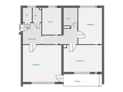 3-Zimmer-Wohnung mieten in Leoben – 82,6 m², € 745 – Bild 12 von 12