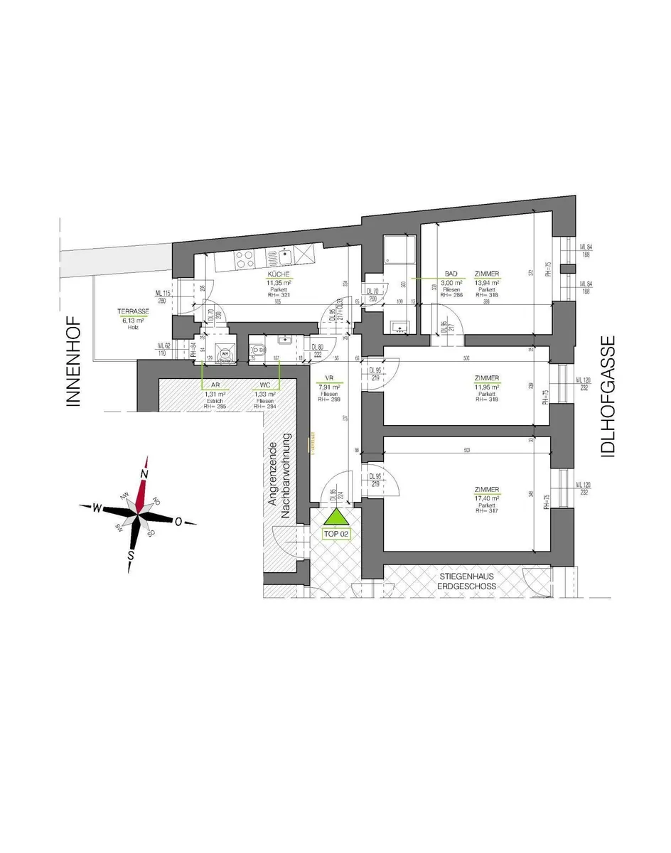 Wohnung – Graz, Murvorstadt, Gries - Ansicht 2