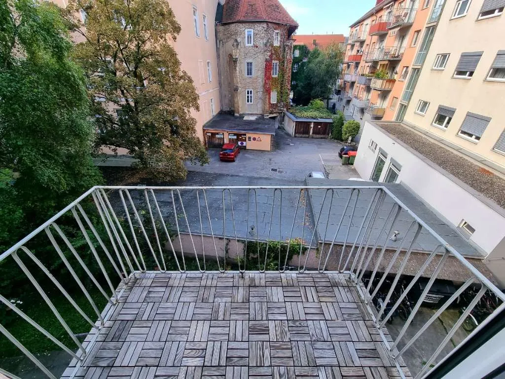 Zentral gelegene 2-Zimmerwohnung mit Balkon - Burggasse/ Innere Stadt - Widok 2