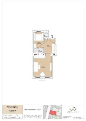 2-Zimmer-Wohnung kaufen in Wien – 44,08 m², € 239.000 – Bild 15 von 15