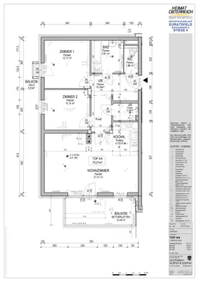 3-Zimmer-Wohnung mieten in Amstetten – 75,01 m², € 825 – Bild 23 von 23