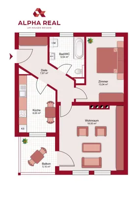2-Zimmer-Wohnung kaufen in Kufstein – 53,38 m², € 295.000 – Bild 12 von 13