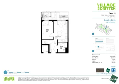 2-Zimmer-Wohnung kaufen in Wien – 43,74 m², € 336.600 – Bild 11 von 11