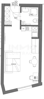 1-Zimmer-Wohnung mieten in Graz – 23,55 m², € 399 – Bild 8 von 8